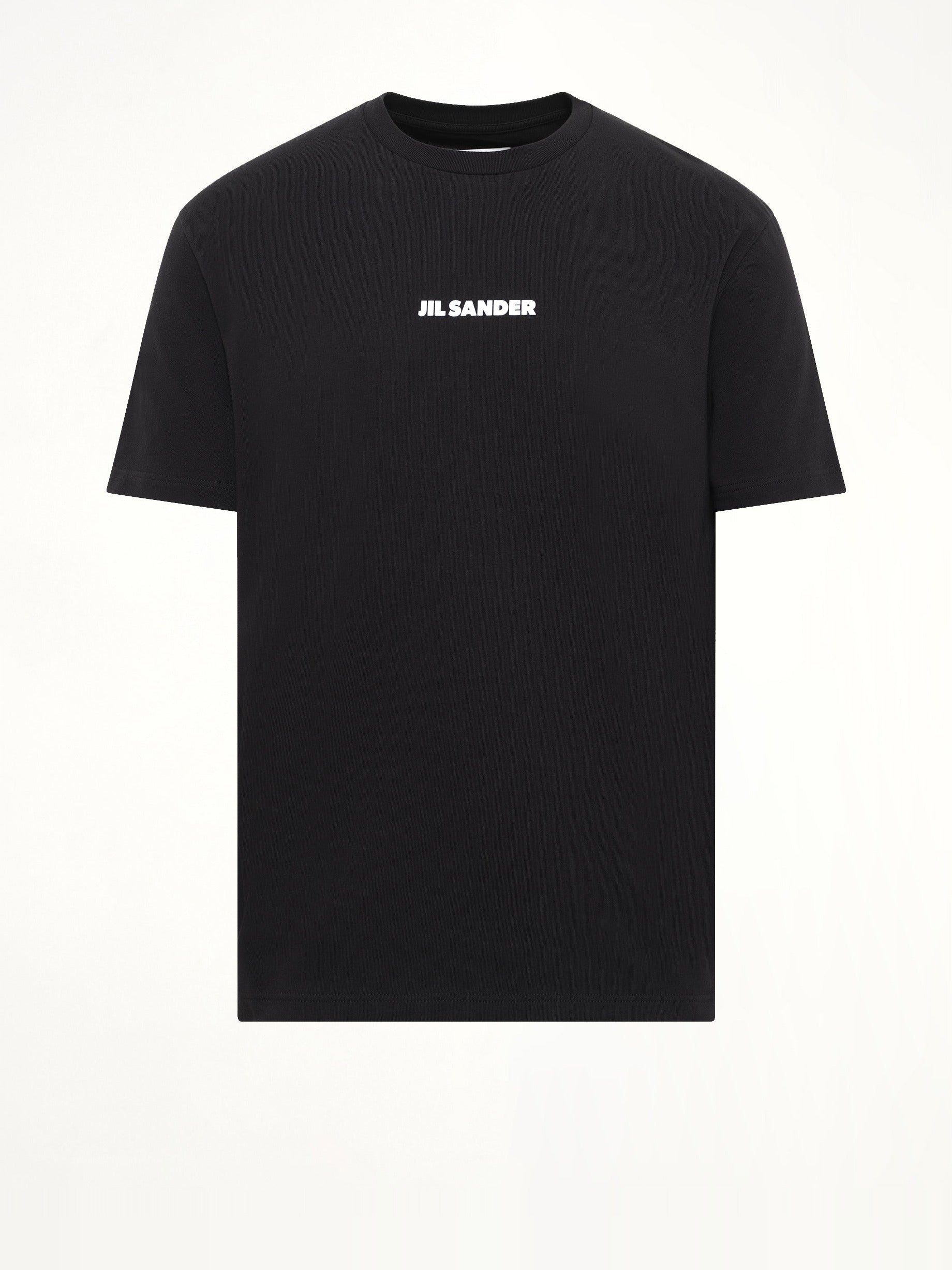 Crewneck Small Logo  T-Shirt in Black