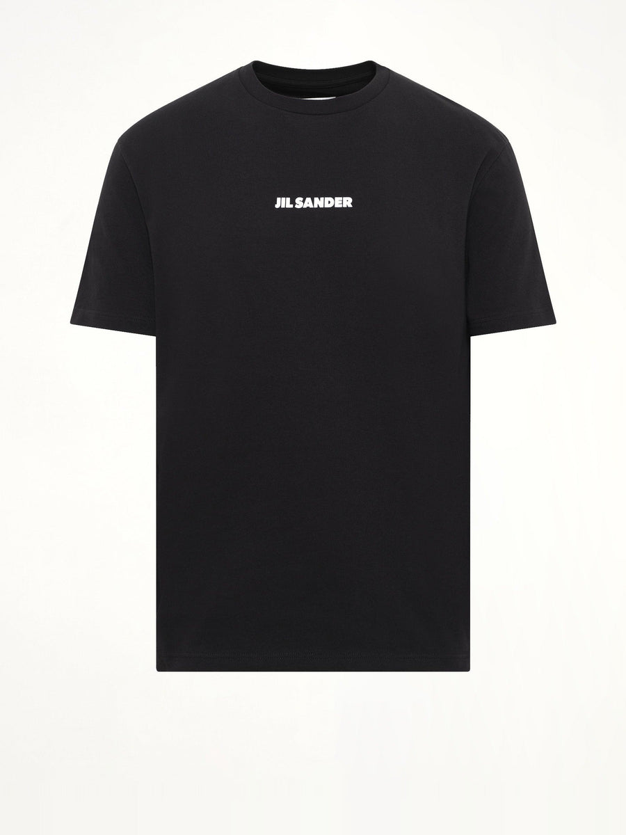 Crewneck Small Logo  T-Shirt in Black