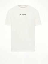 Crewneck Small Logo  T-Shirt in Porcelain