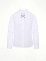 Star Embelishment Shirt in White
