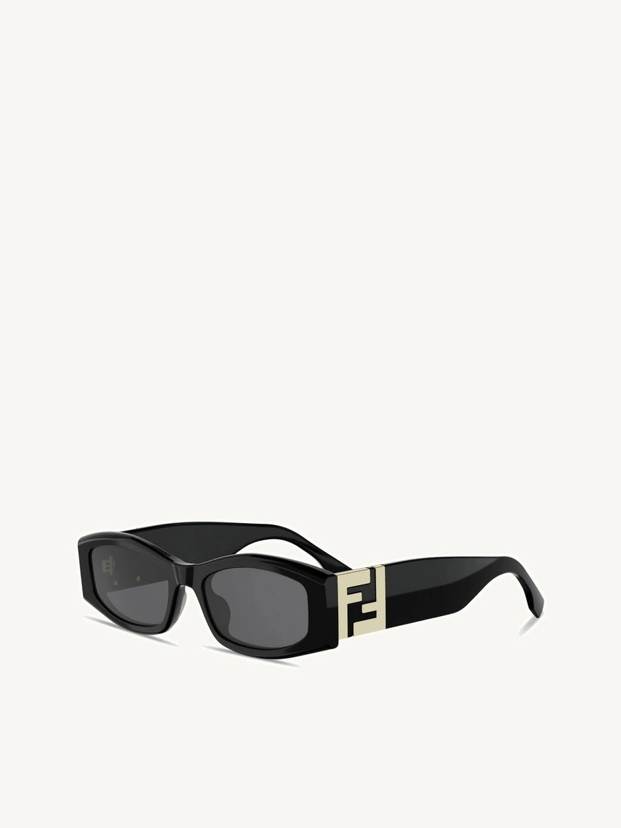 Forever Fendi FE40204I Acetate Sunglasses in Black