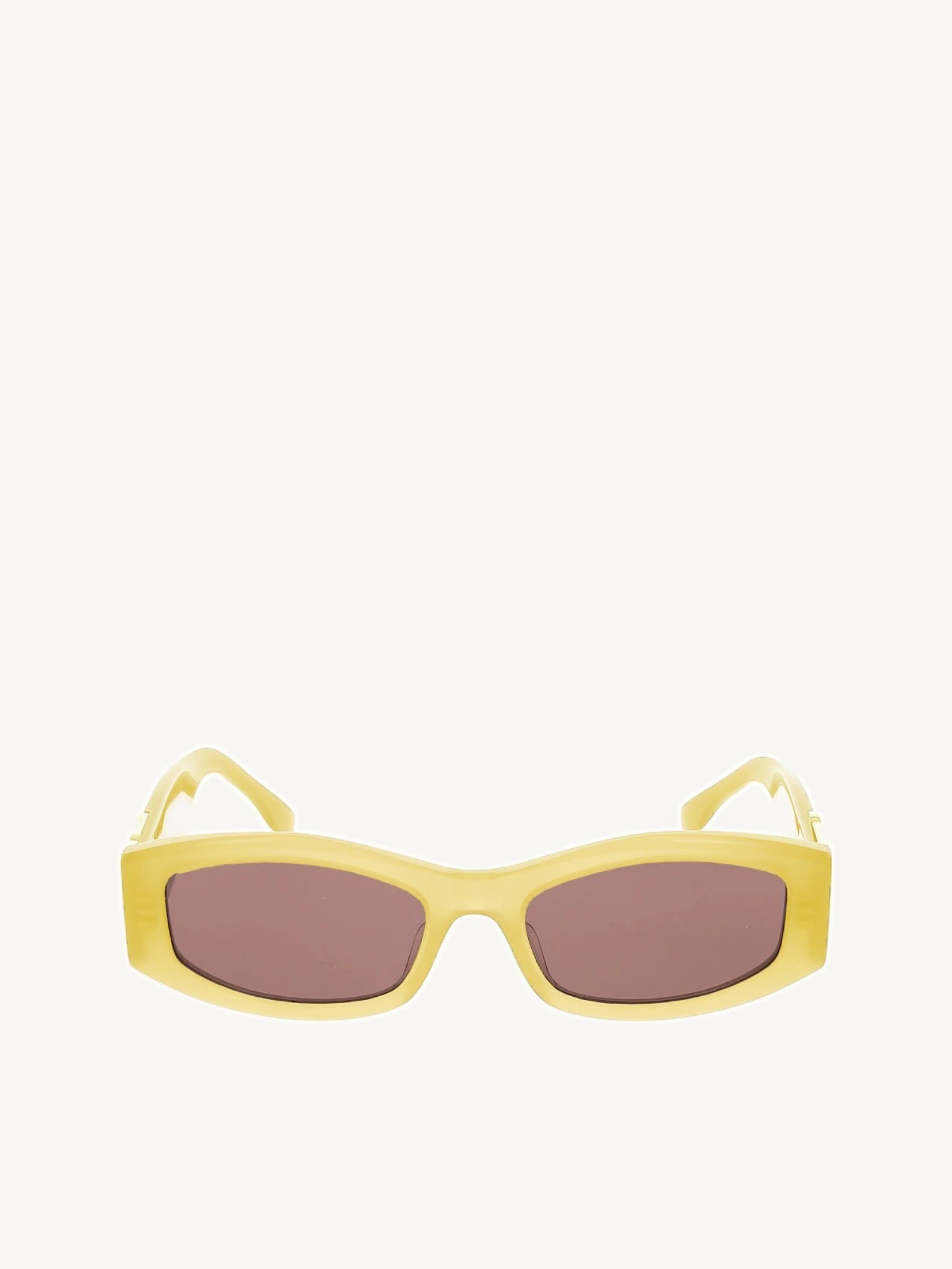 Forever Fendi FE40204I Acetate Sunglasses in Yellow