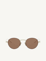 Celine CL40346U Metal Sunglasses in Shiny Gold
