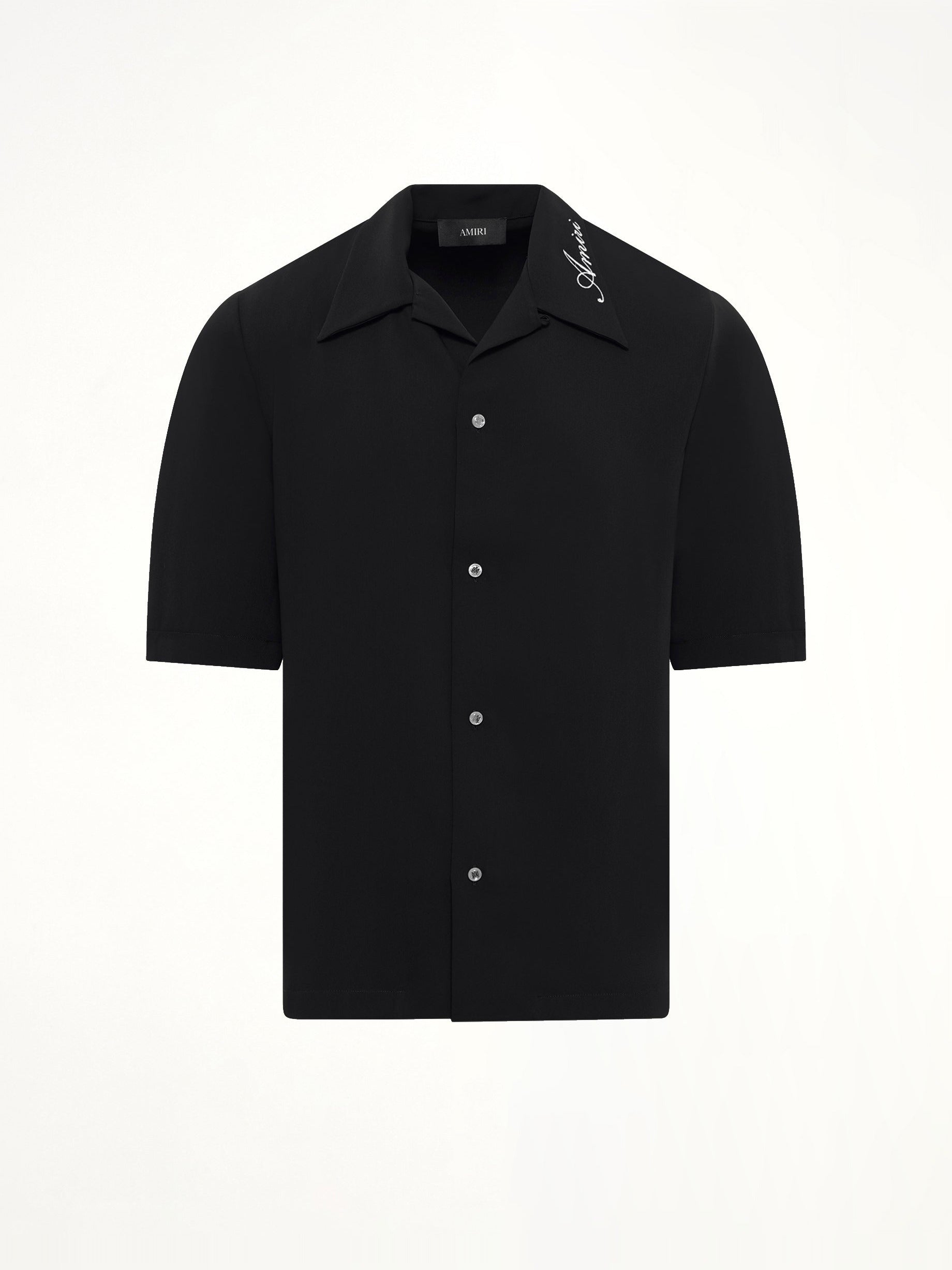 Amiri Camp Shirt in Black