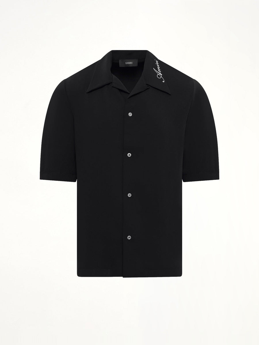 Amiri Camp Shirt in Black