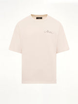 MA Quad Checkboard T-Shirt in Alabaster