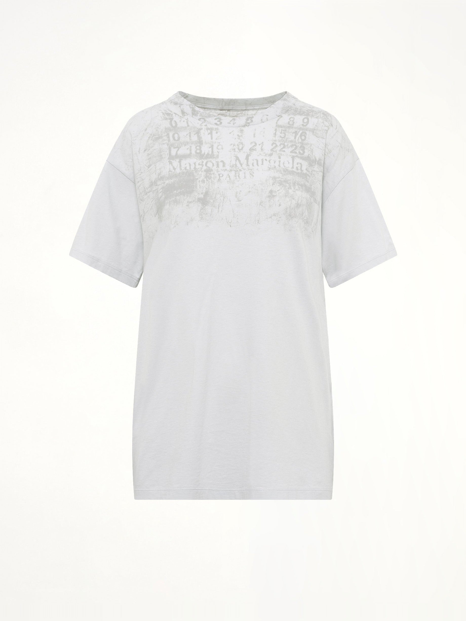 Numbers Regular T-Shirt in Ice
