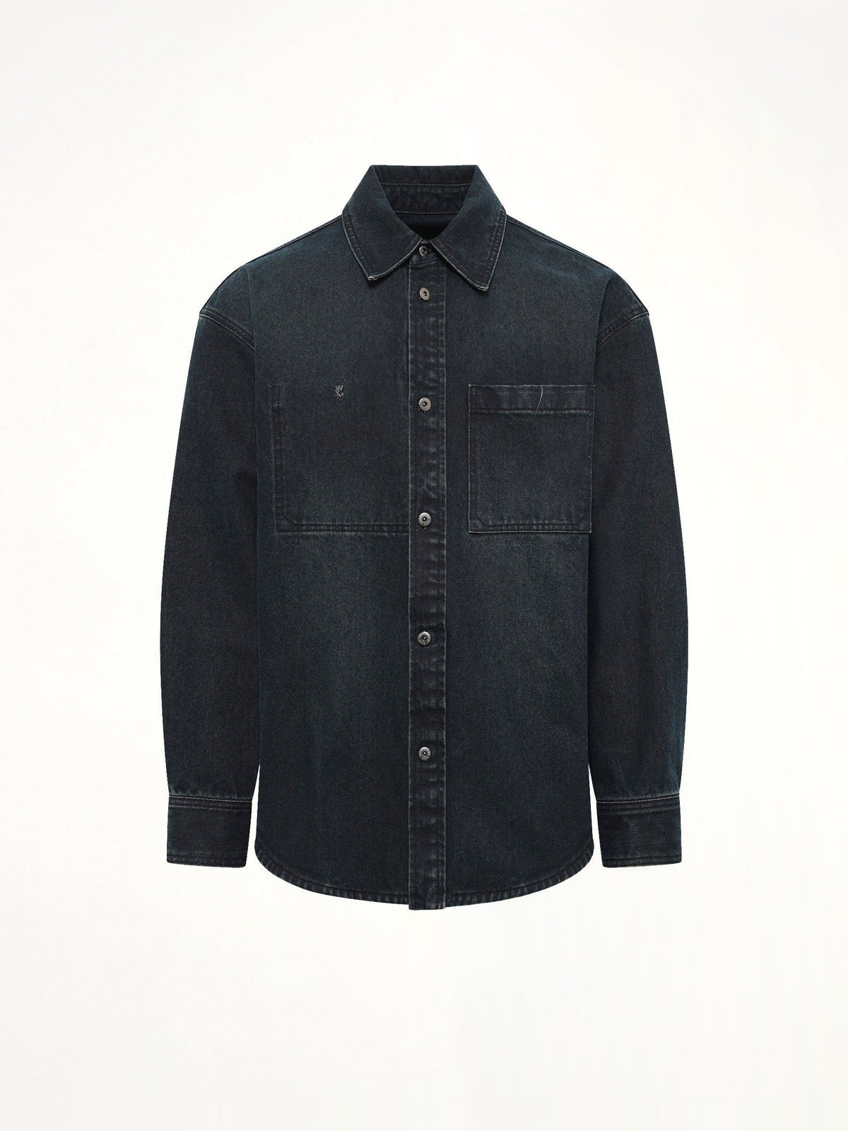 Washed Denim Shirt in Blue