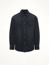 Washed Denim Shirt in Blue