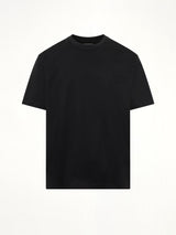 Flower Print T-Shirt in Black