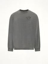 Co2 Air Yarn Long Sleeve T-Shirt in Charcoal