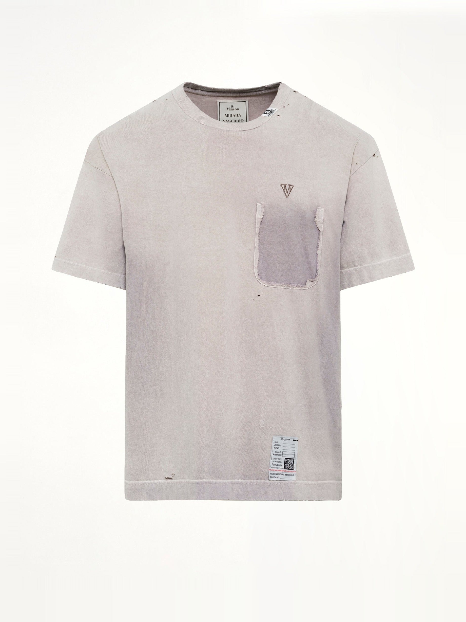 Sun Faded T-Shirt in Beige