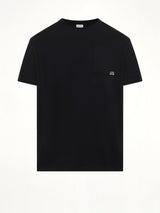 Two-Tone Anagram Relaxed Fit T-Shirt in Black