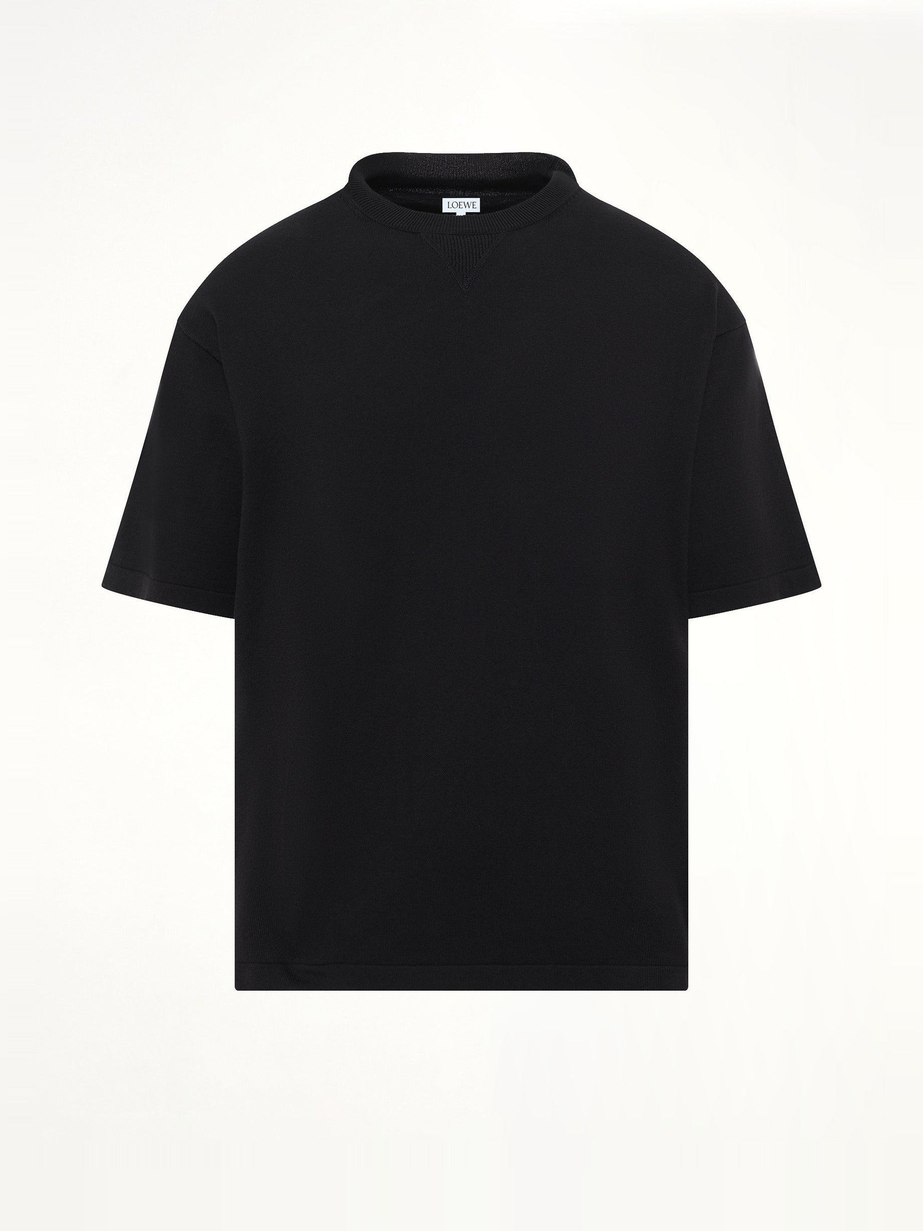 Twisted Rib Top in Black