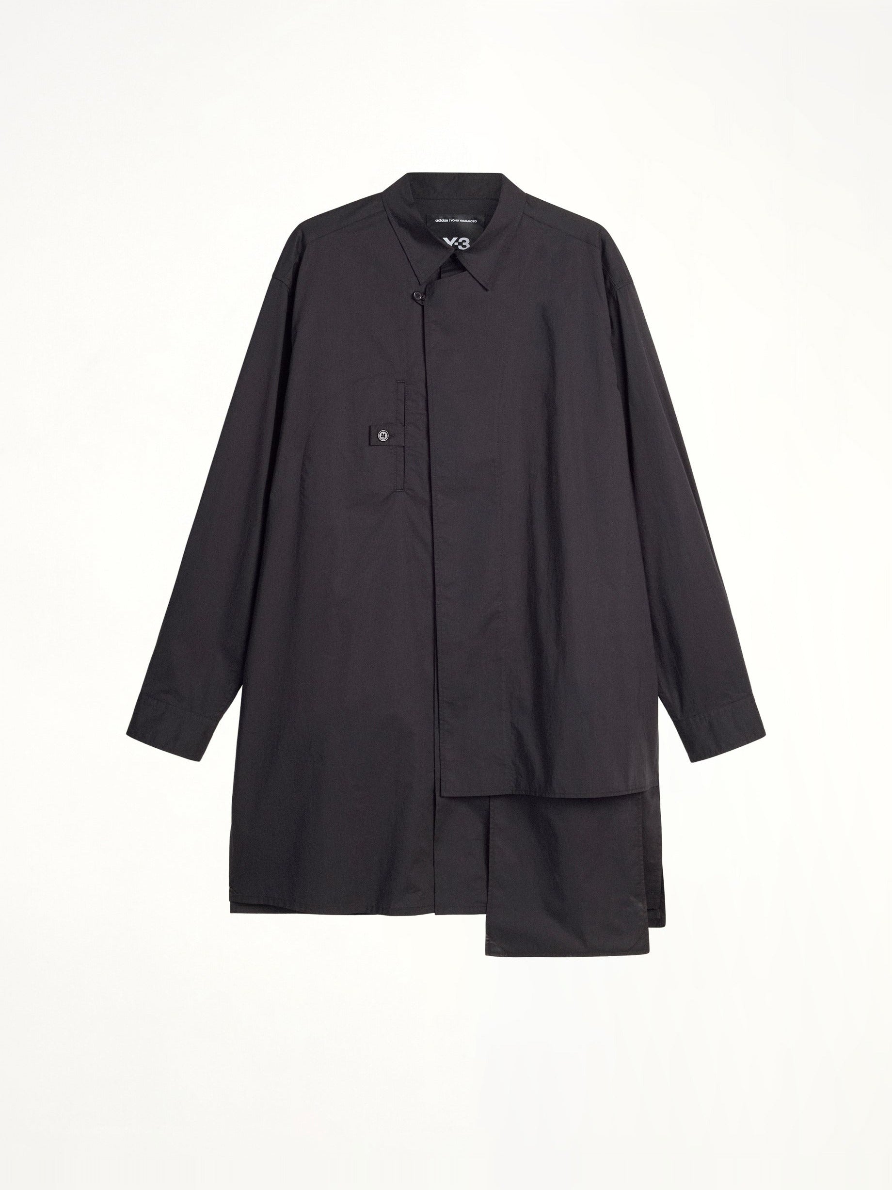 Adaptive Cotton Shirt in Black