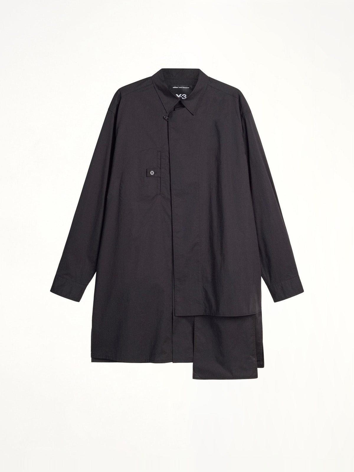 Adaptive Cotton Shirt in Black