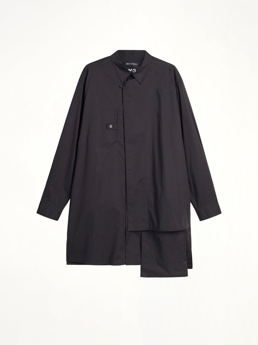Adaptive Cotton Shirt in Black