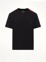 Gradient 3 Stripe T-Shirt in Black/Red