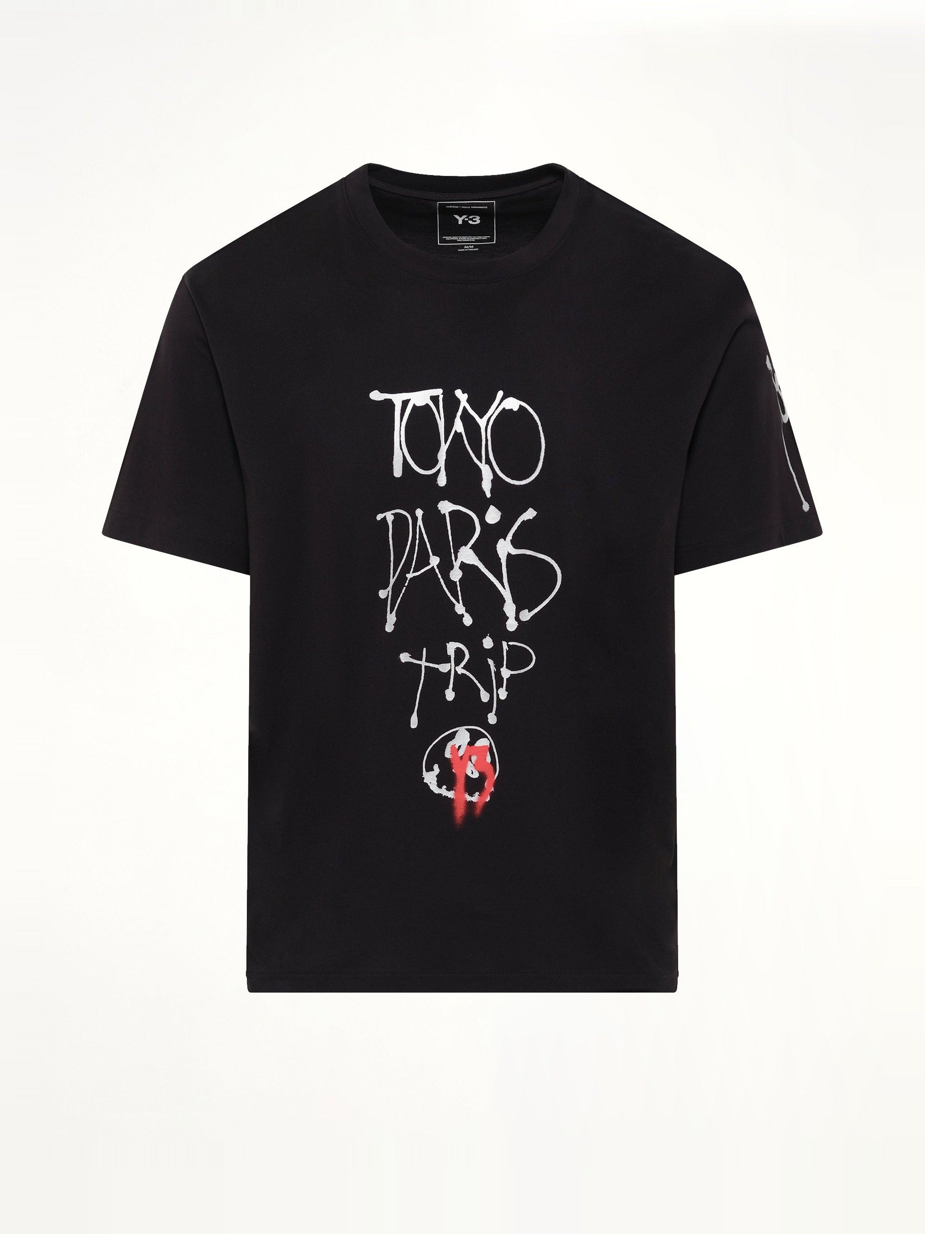 City Graphic T-Shirt in Black/Red