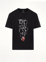 City Graphic T-Shirt in Black/Red