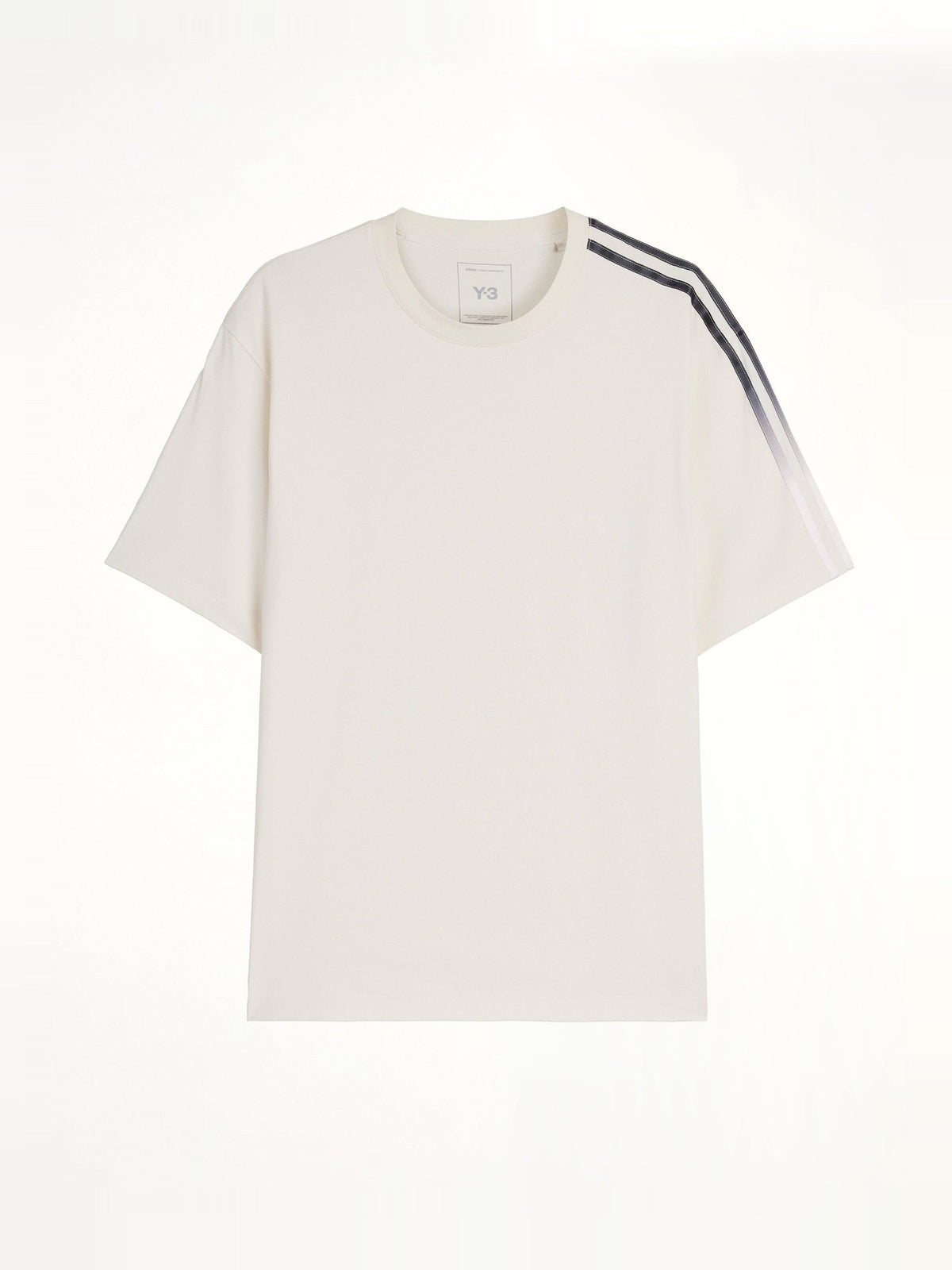 Gradient 3 Stripes T-Shirt in Chalk White