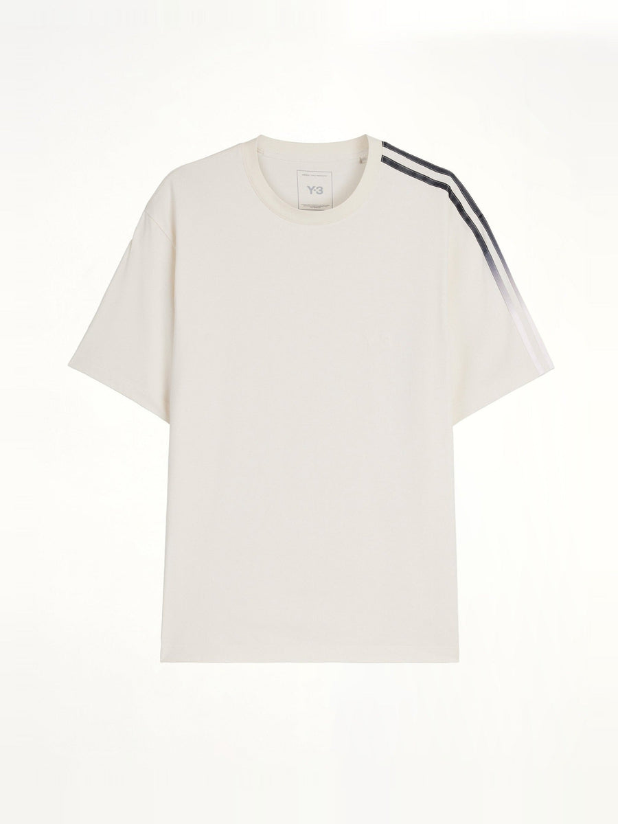 Gradient 3 Stripes T-Shirt in Chalk White