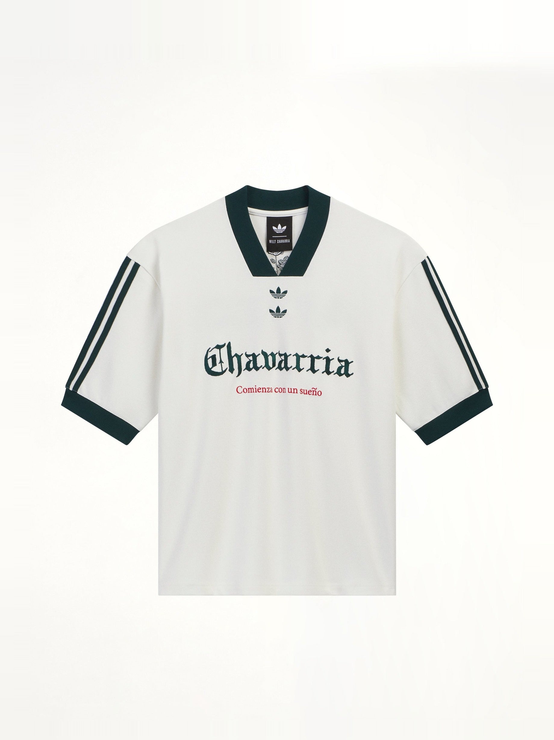 Adidas x Chavarria Soccer Graphic T-Shirt in Off White