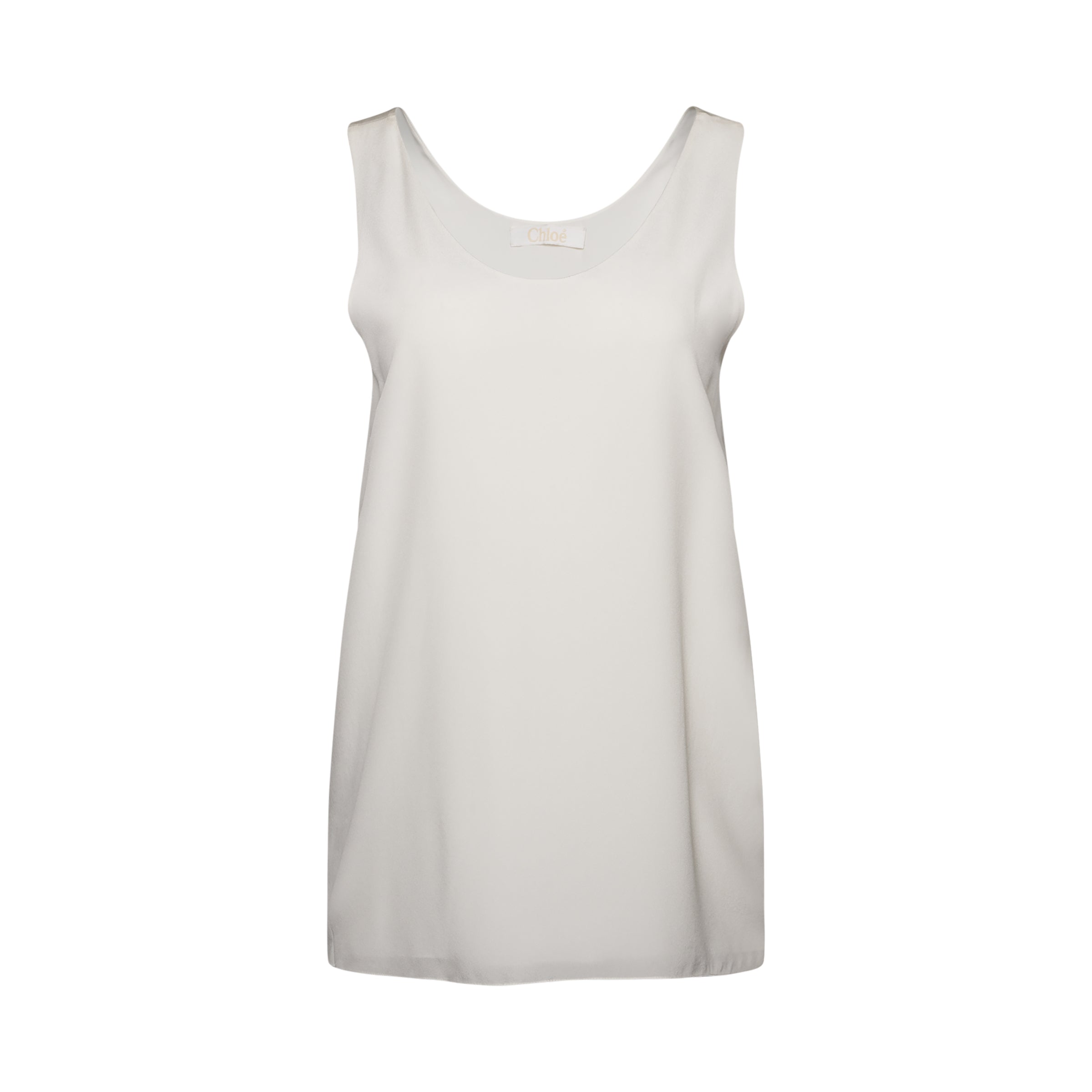 Sleeveless Top in White