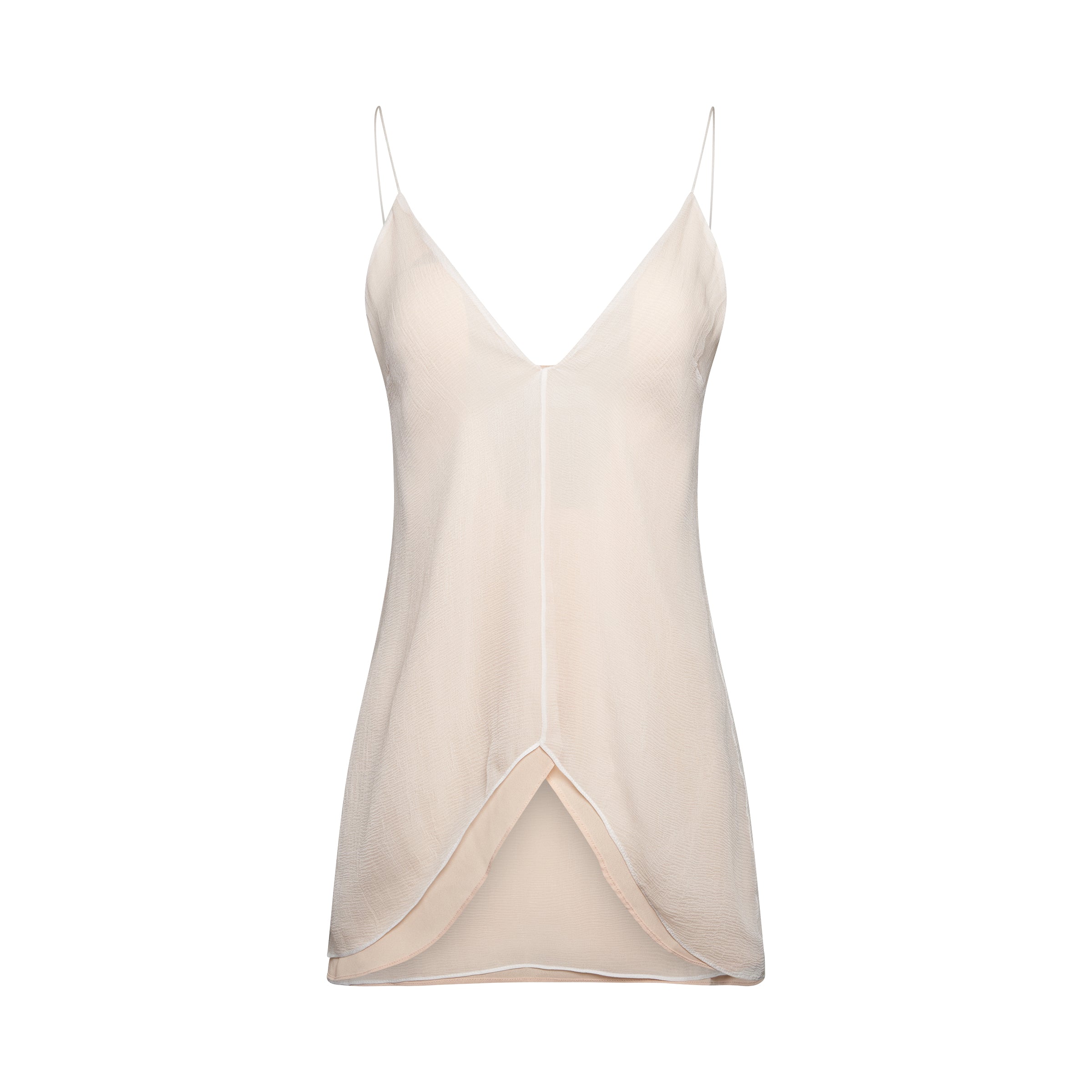 Chloe Thin Strap Camisole in Cream