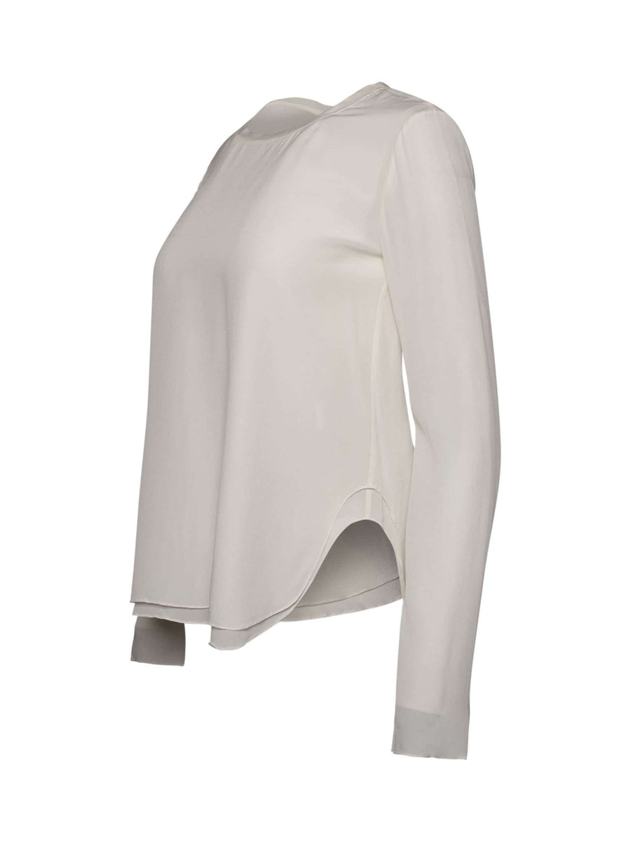 Long Sleeve Top in White