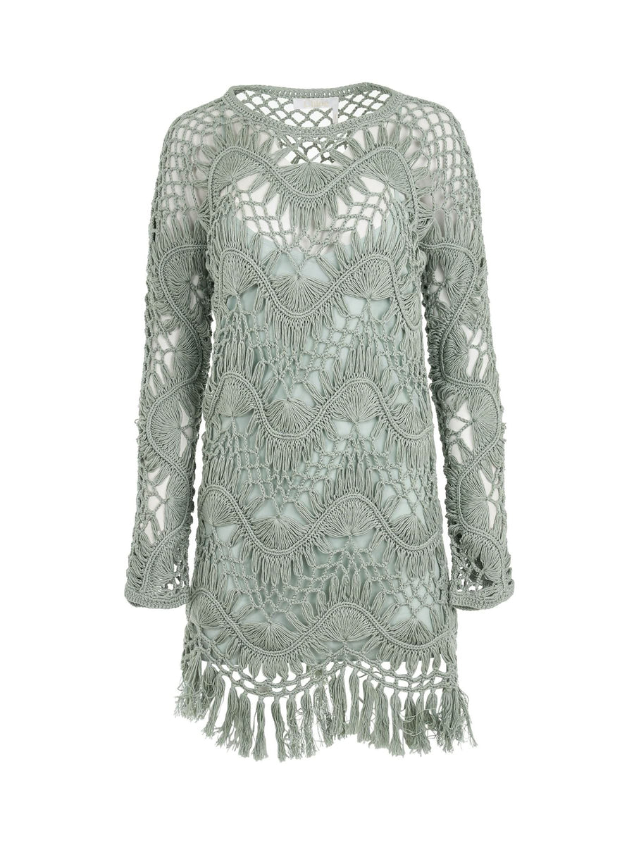 Robe Dress in Sea