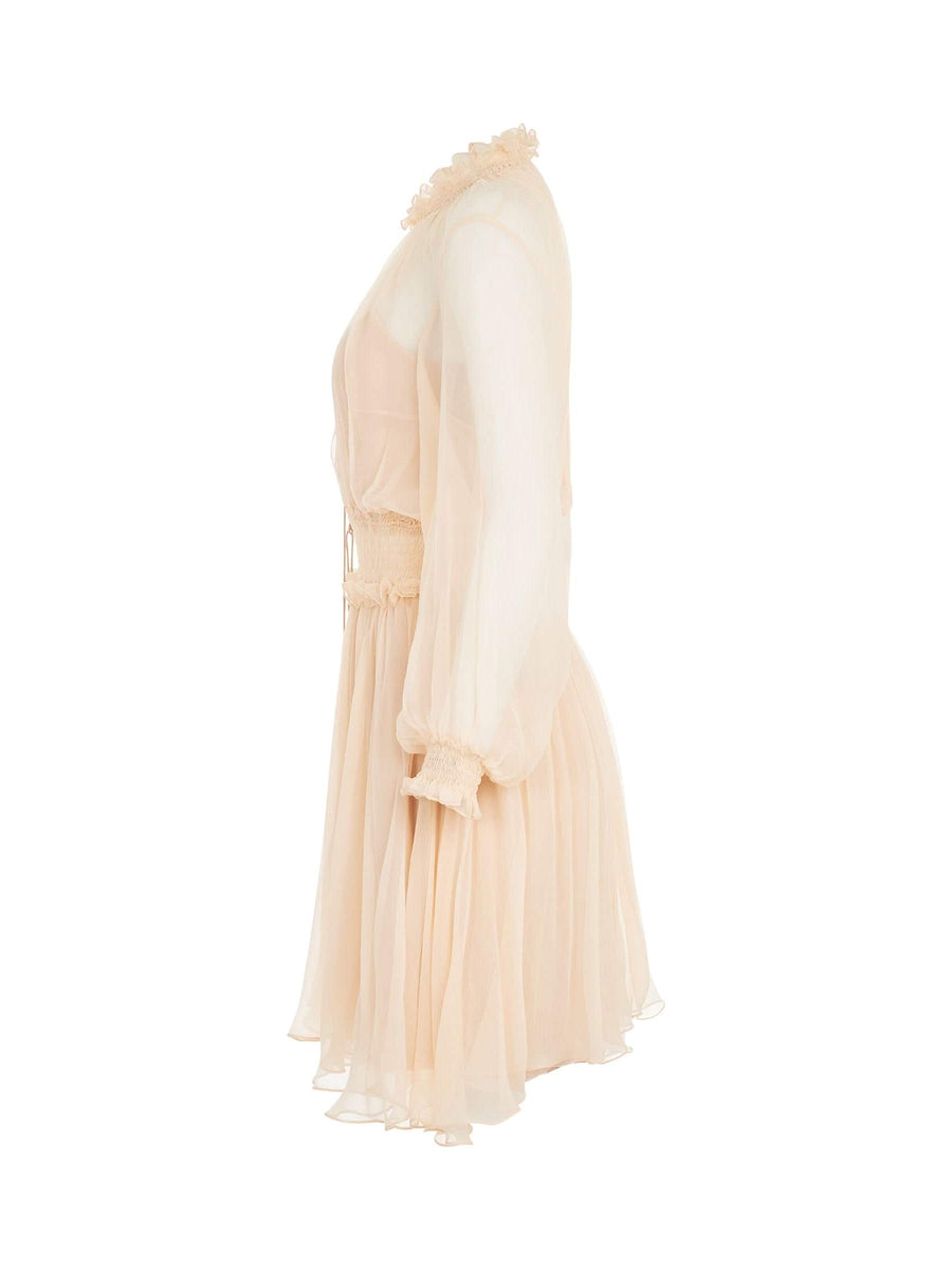Robe Dress in Beige