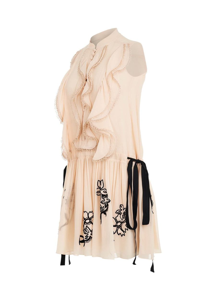 Robe Dress in Beige