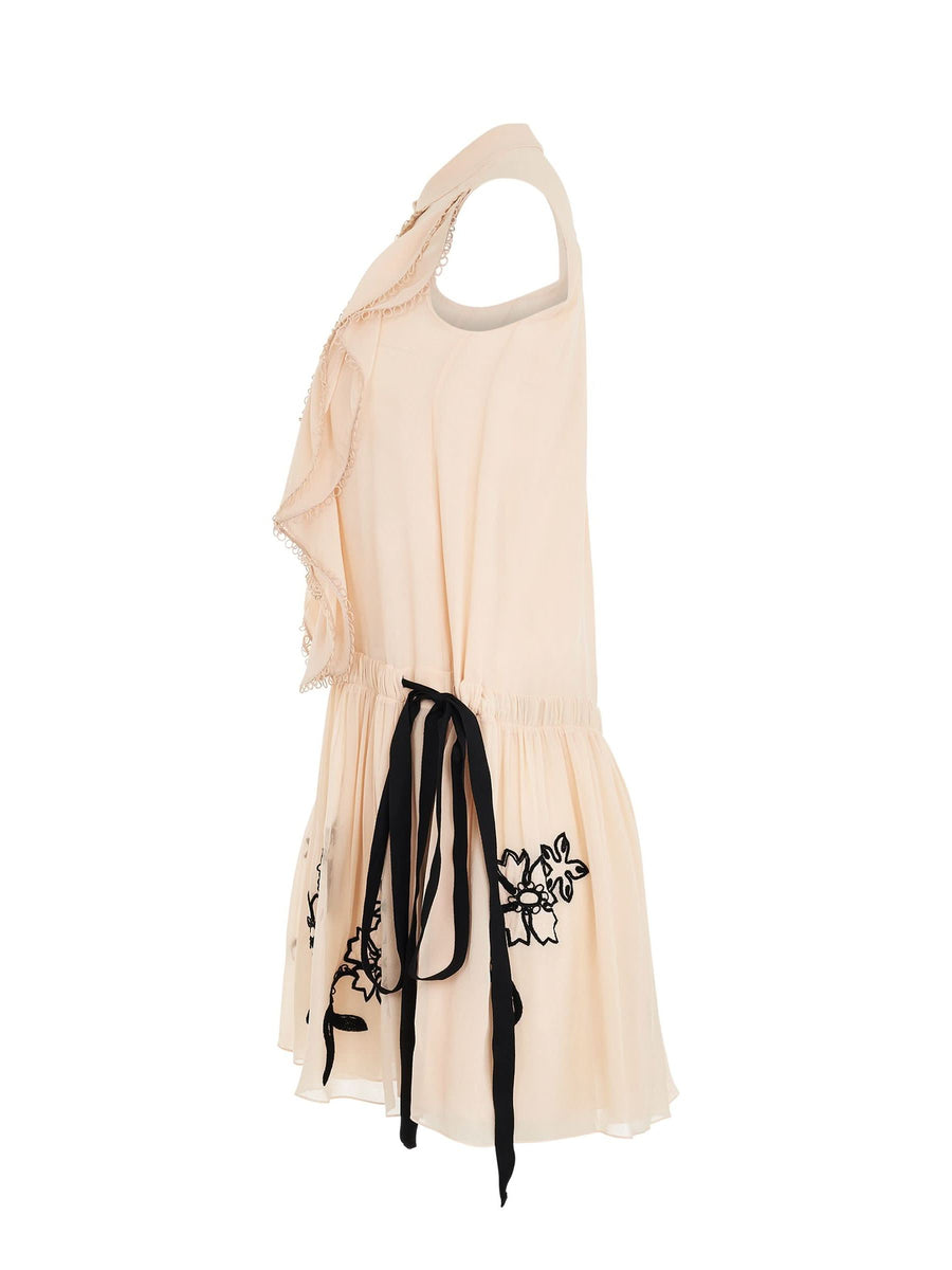 Robe Dress in Beige
