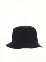 블랙 910001 나일론 메탈 버킷 햇