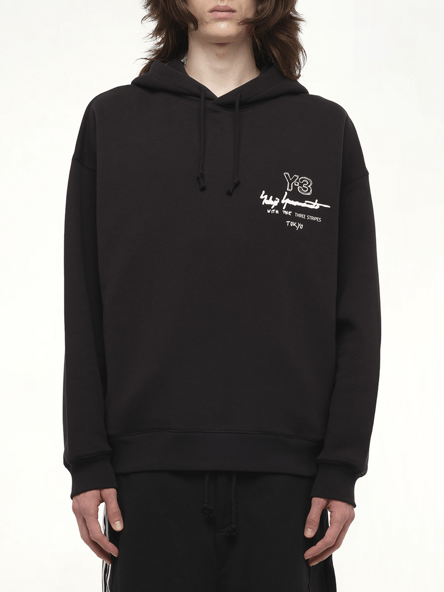 Graphic Ft Hoodie in Black
