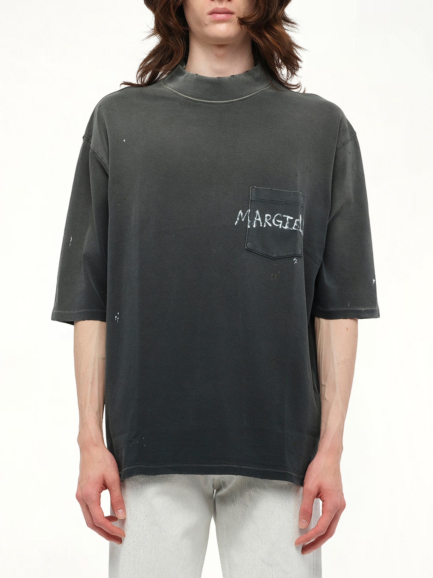 Margiela T-Shirt in Washed Black