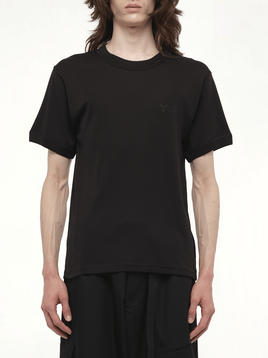 Slim Short Sleeve T-Shirt in Black