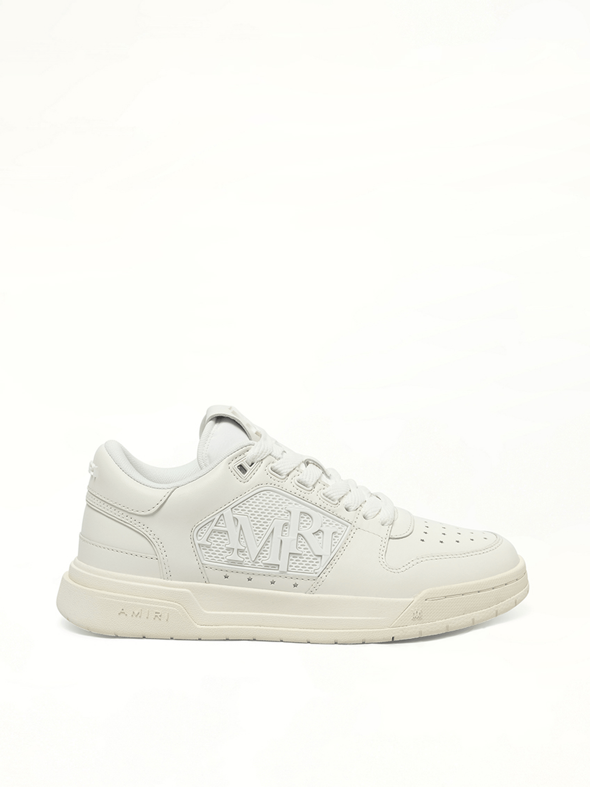 Classic Low Sneaker in White Side View | AMIRI
