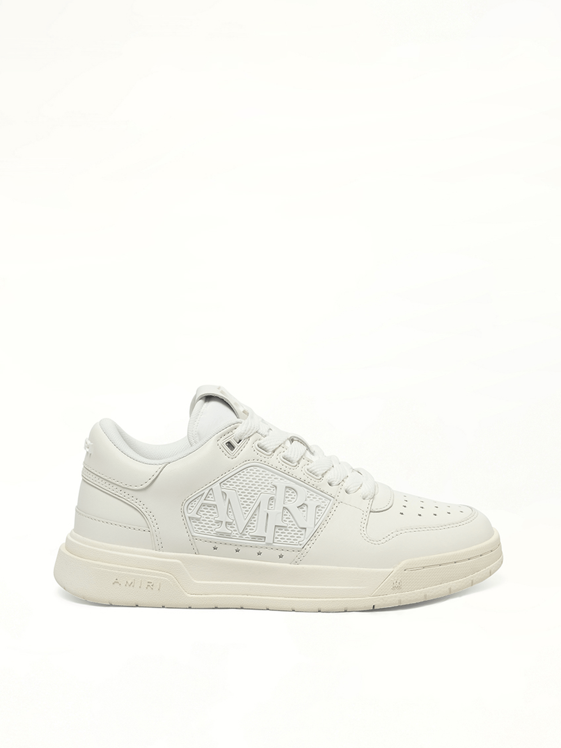 Classic Low Sneaker in White Side View | AMIRI