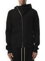 Rick Owens Drkshdw Cotton Jersey Mountain Hoodie in Black