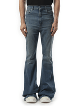 Rick Owens Drkshdw Bolan Bootcut in Washed Indigo