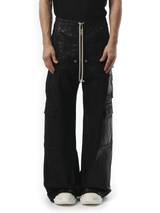 Rick Owens Drkshdw Double Cargo Jumbo Belas in Black