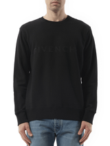 Givenchy 4G Archetype Spray Sweatshirt in Black/White