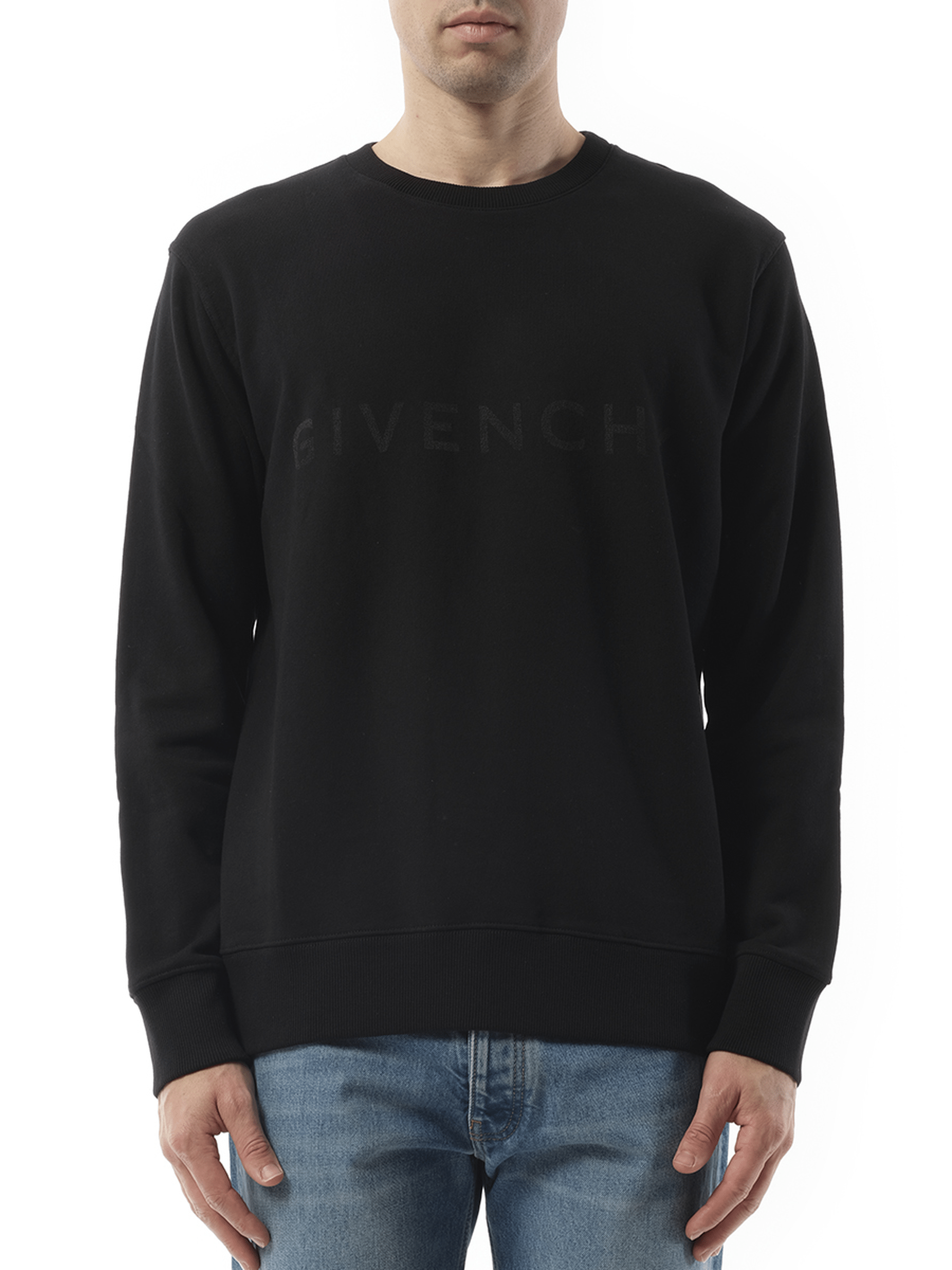 Givenchy 4G Archetype Spray Sweatshirt in Black/White