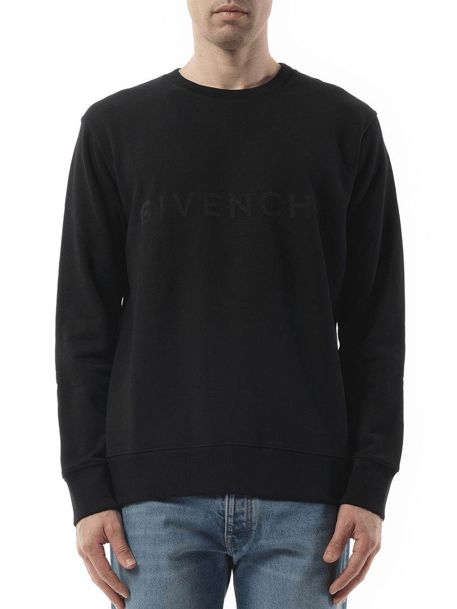 Givenchy 4G Archetype Spray Sweatshirt in Black/White