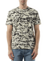 Givenchy Camo All Over T-Shirt in Beige/Black