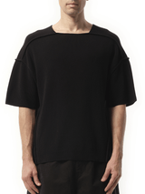 Entire Studios Knit Block T-Shirt in Black