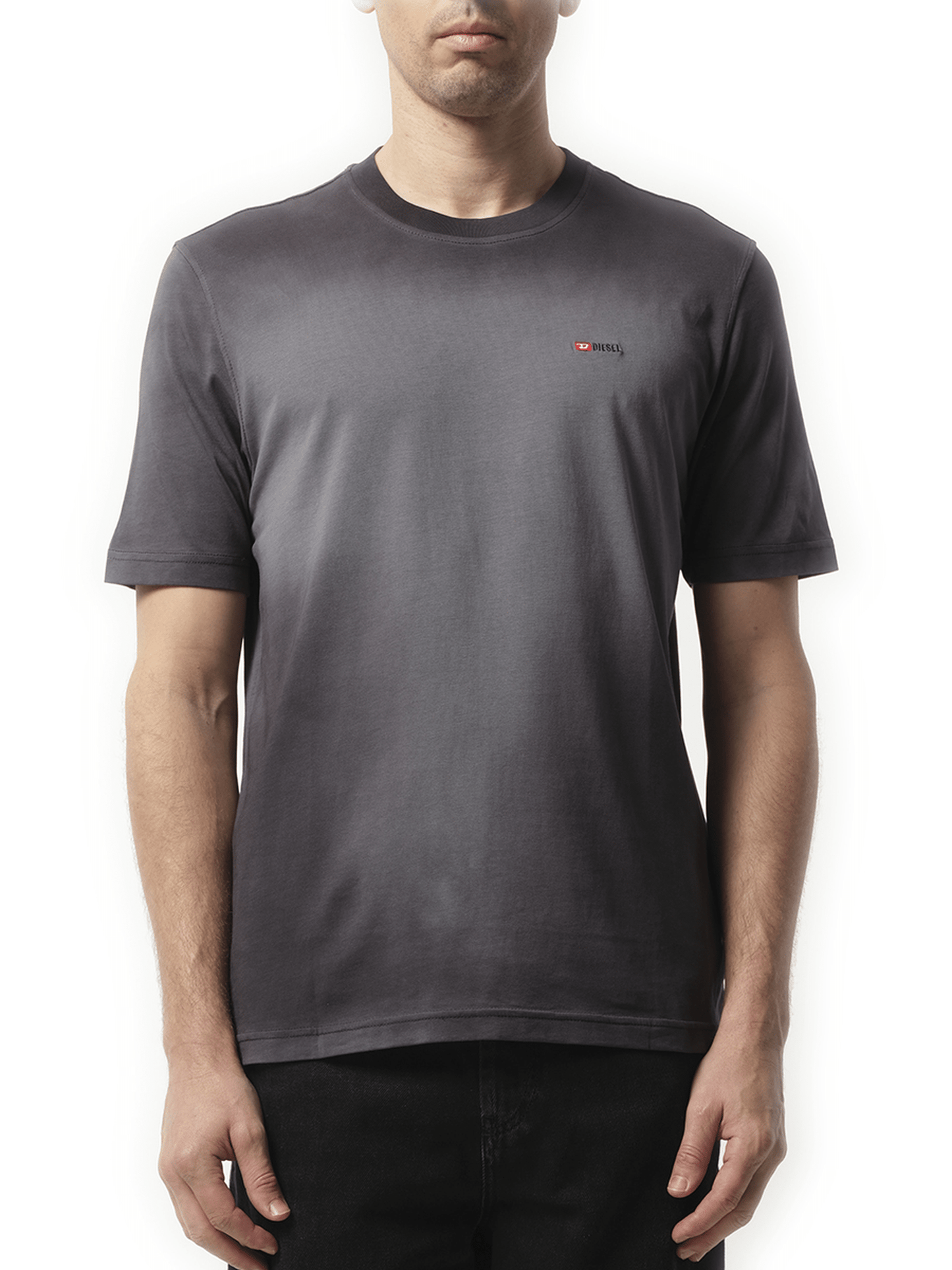 Diesel T-Adjust T-Shirt in Washed Black