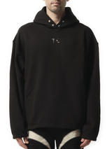 Thug Club Color Emblem Hoodie in Black